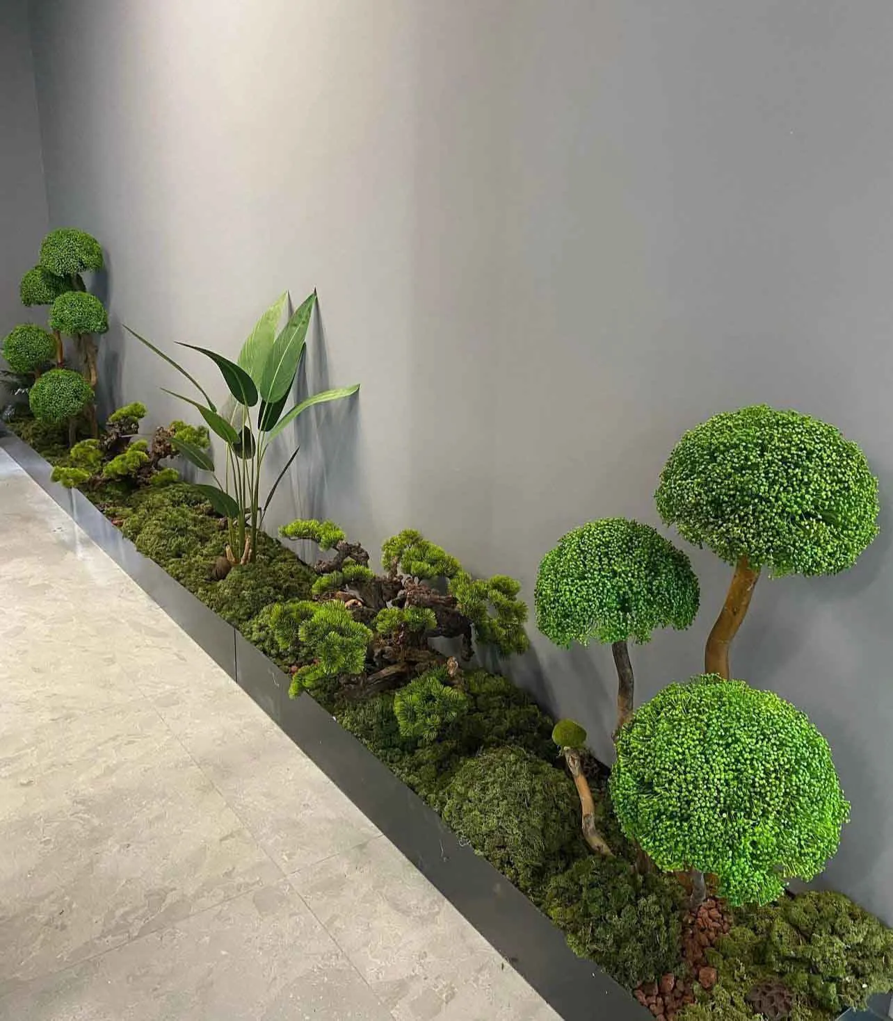 Saksı Yapay Bitki Dekorasyonu